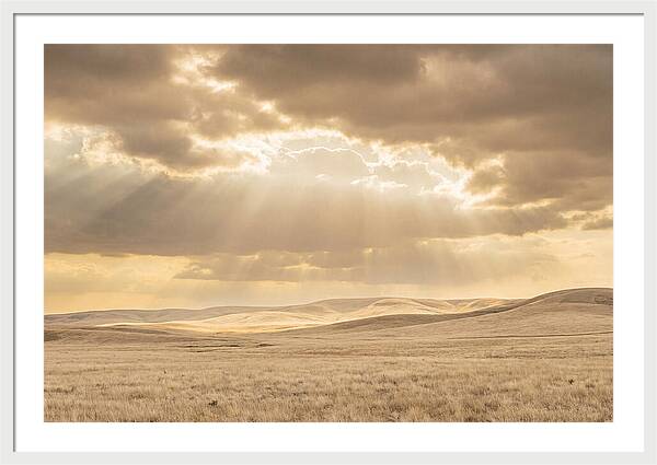 Sun Rays Breaking Through Clouds