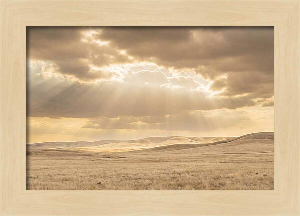 Sun Rays Breaking Through Clouds