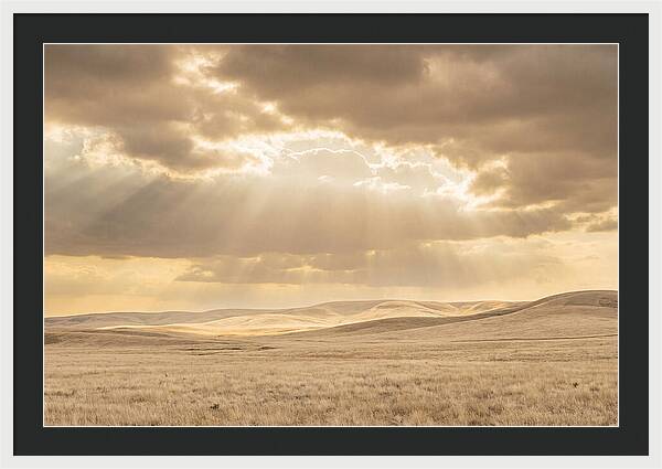 Sun Rays Breaking Through Clouds