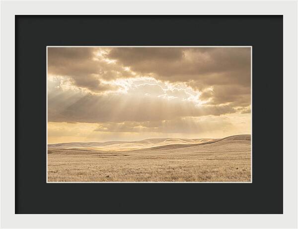 Sun Rays Breaking Through Clouds