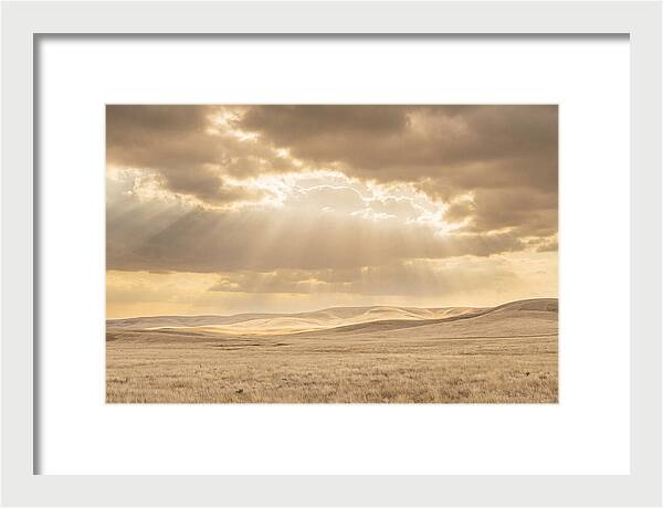 Sun Rays Breaking Through Clouds