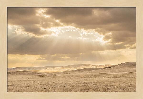Sun Rays Breaking Through Clouds