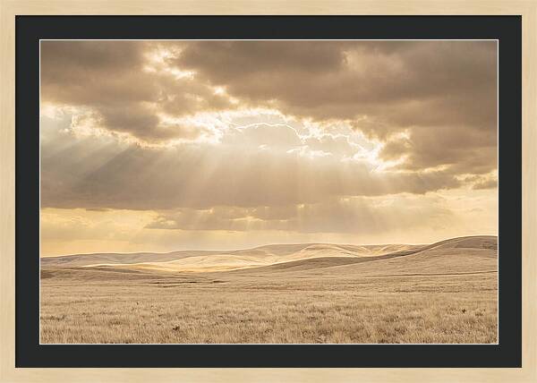 Sun Rays Breaking Through Clouds