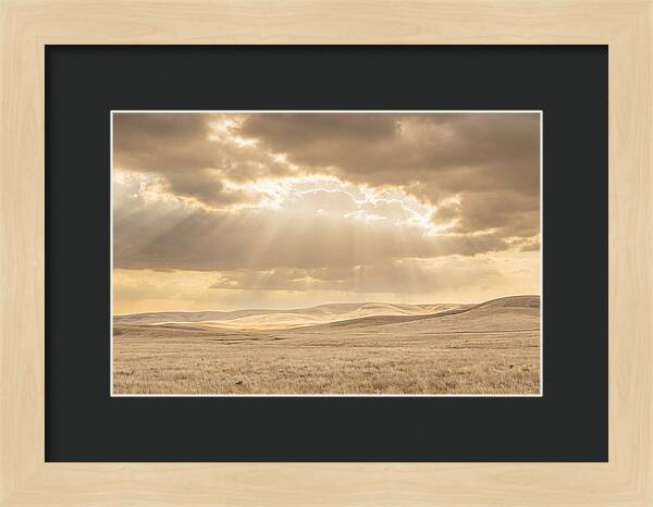 Sun Rays Breaking Through Clouds