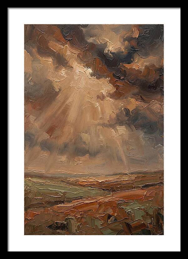 Sun Rays Bursting Through Storm