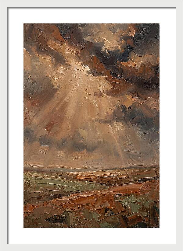 Sun Rays Bursting Through Storm