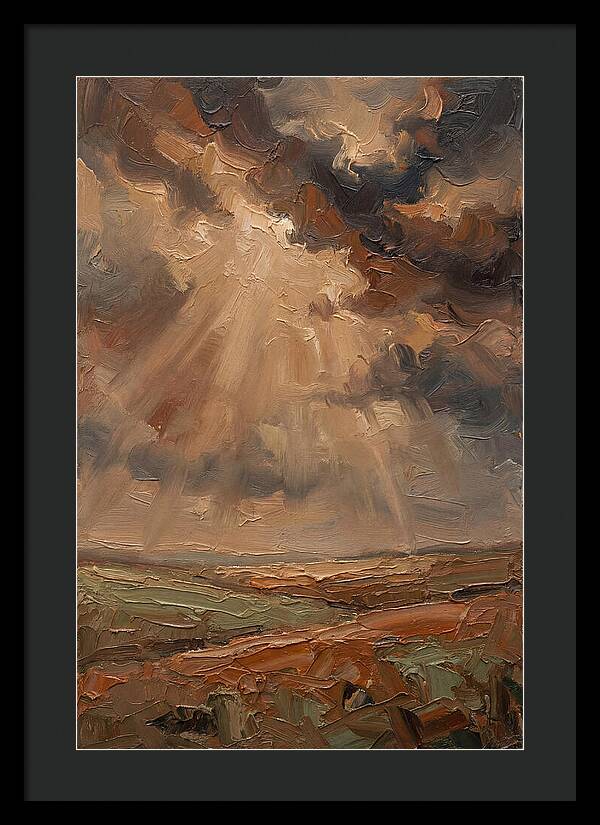 Sun Rays Bursting Through Storm