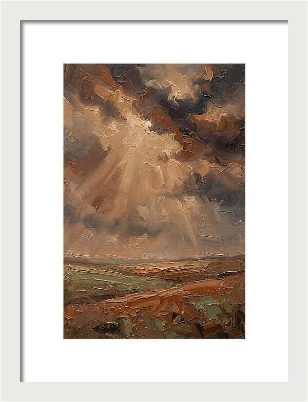 Sun Rays Bursting Through Storm