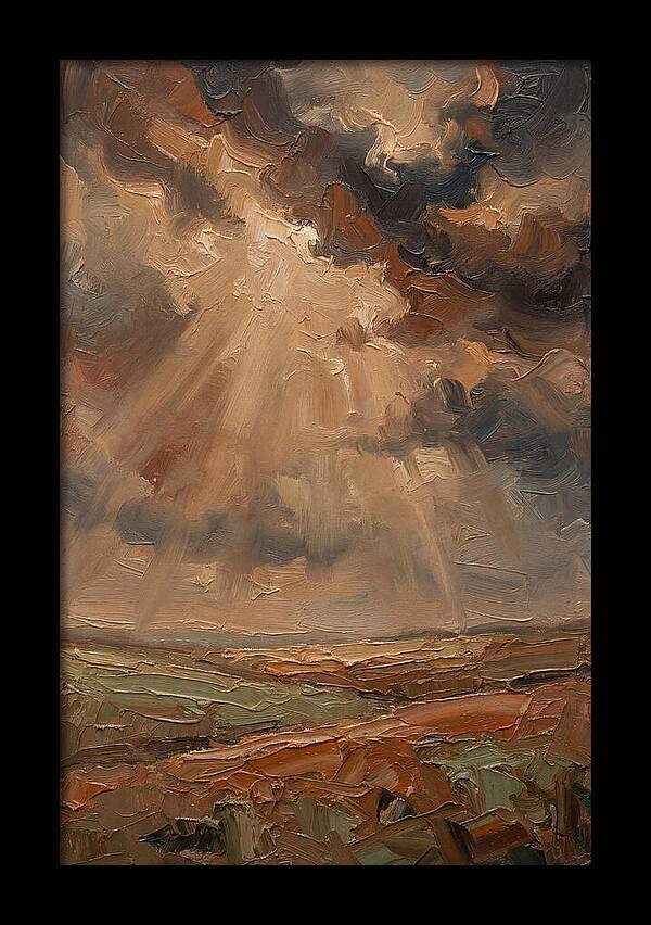 Sun Rays Bursting Through Storm