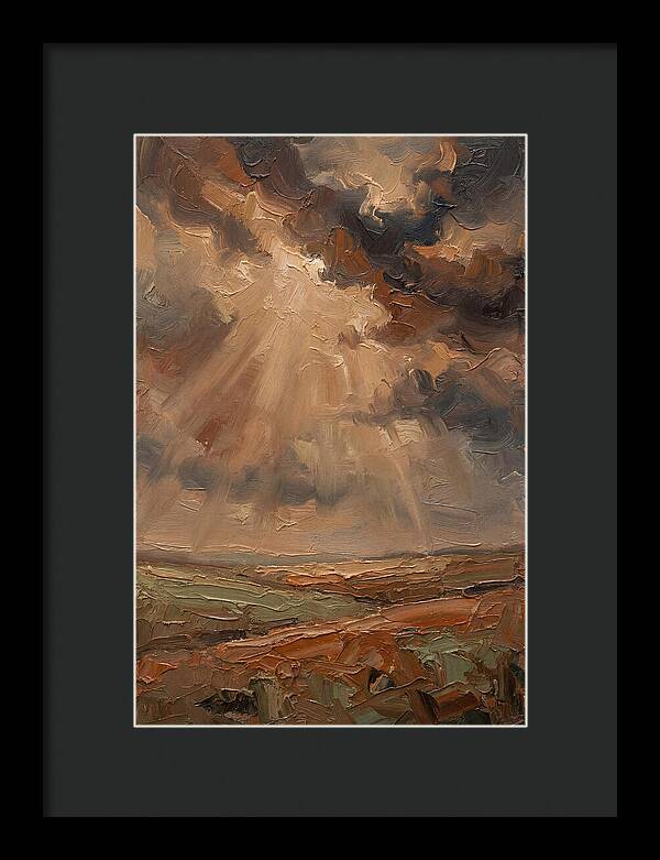 Sun Rays Bursting Through Storm