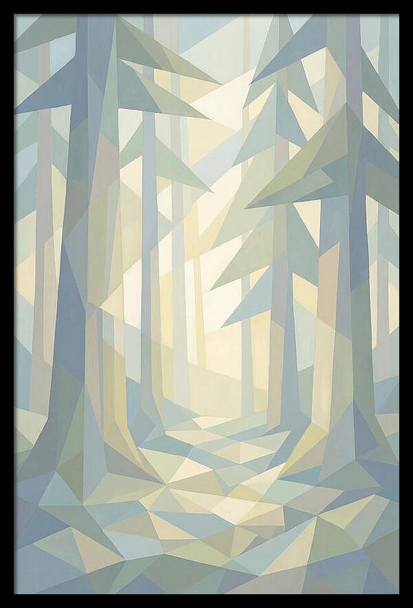 Sun Rays Through Old Growth Forest