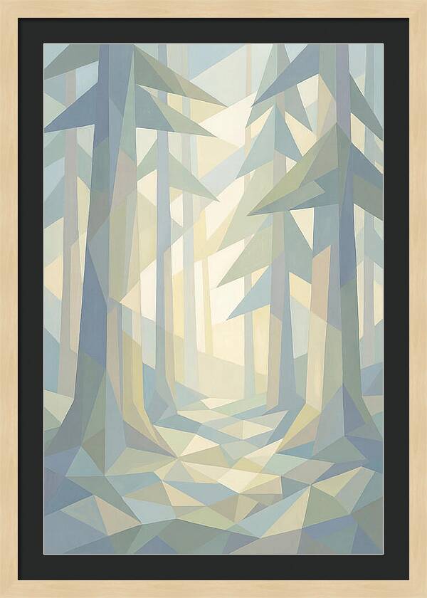 Sun Rays Through Old Growth Forest