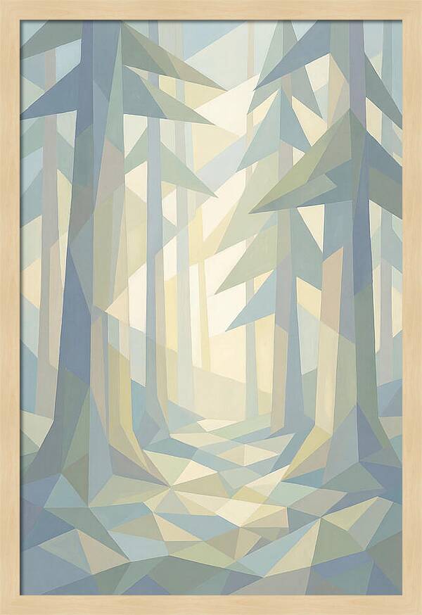 Sun Rays Through Old Growth Forest