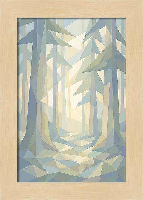 Sun Rays Through Old Growth Forest