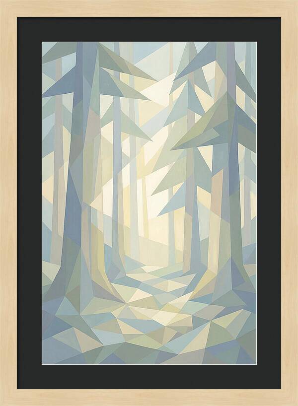 Sun Rays Through Old Growth Forest