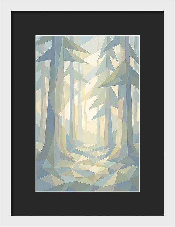 Sun Rays Through Old Growth Forest