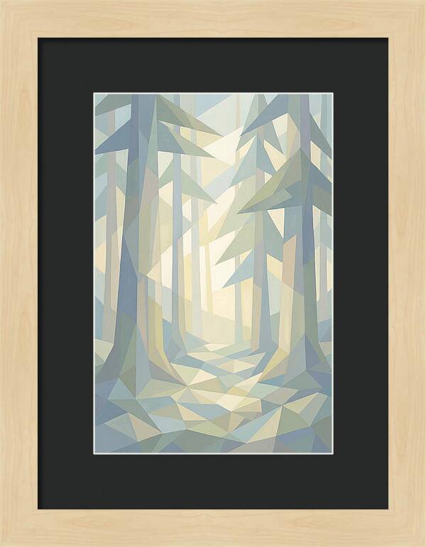 Sun Rays Through Old Growth Forest