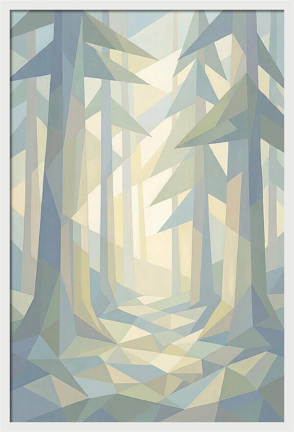 Sun Rays Through Old Growth Forest