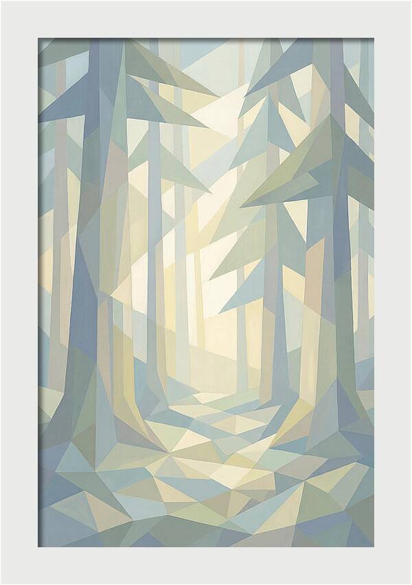 Sun Rays Through Old Growth Forest