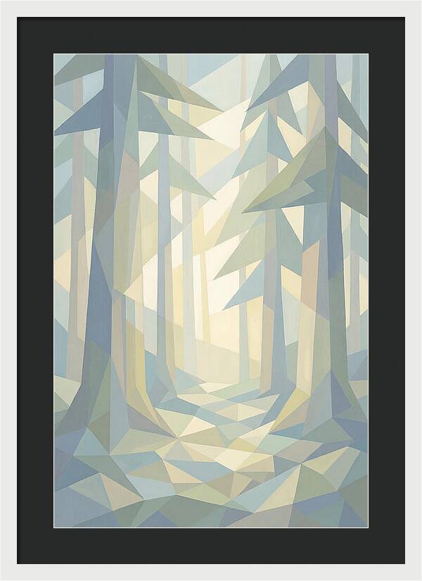 Sun Rays Through Old Growth Forest