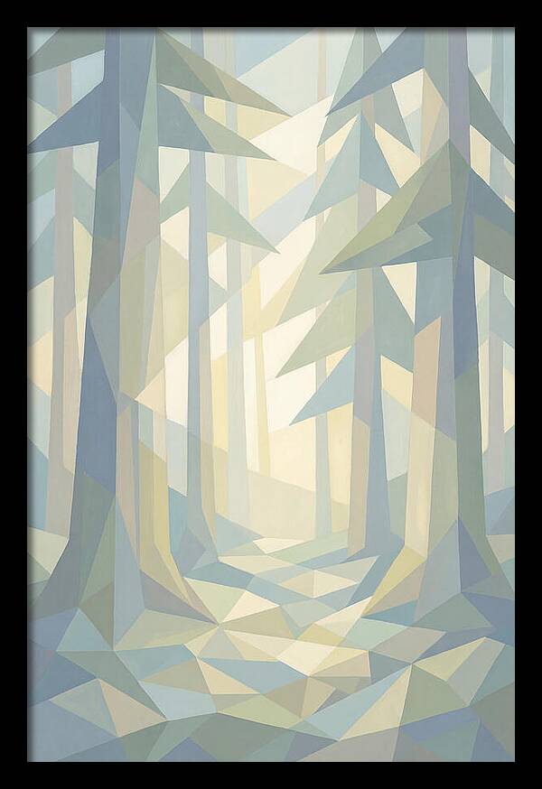 Sun Rays Through Old Growth Forest