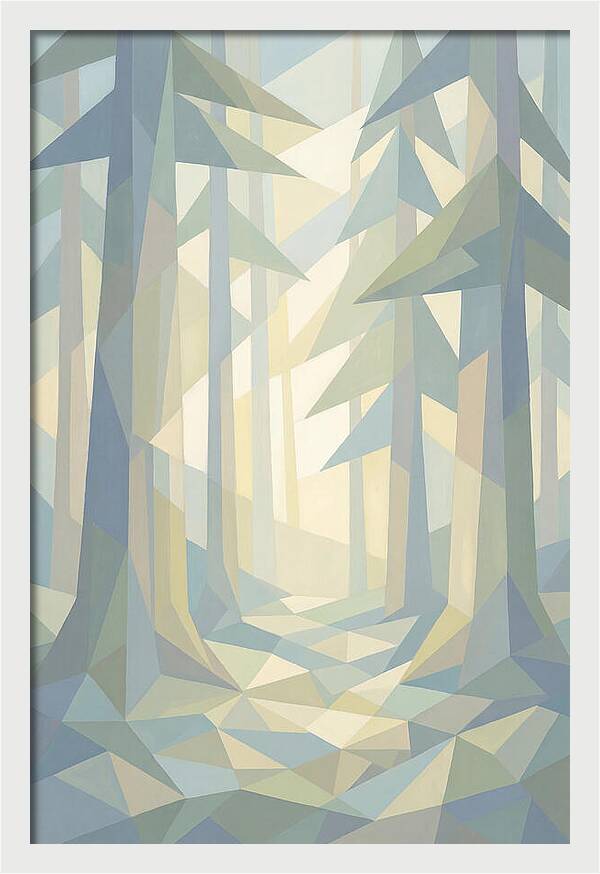 Sun Rays Through Old Growth Forest