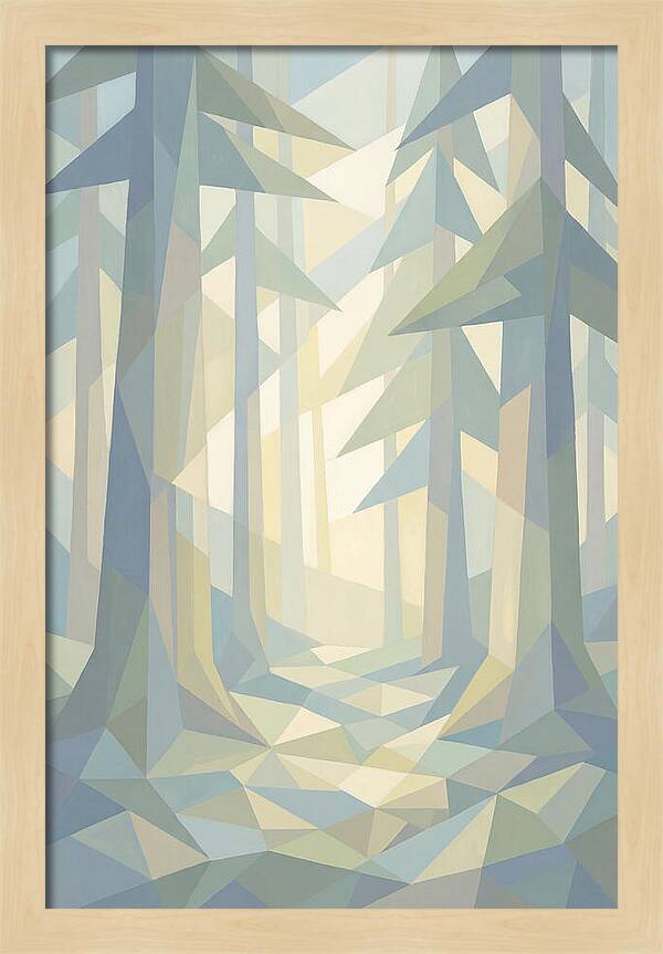Sun Rays Through Old Growth Forest