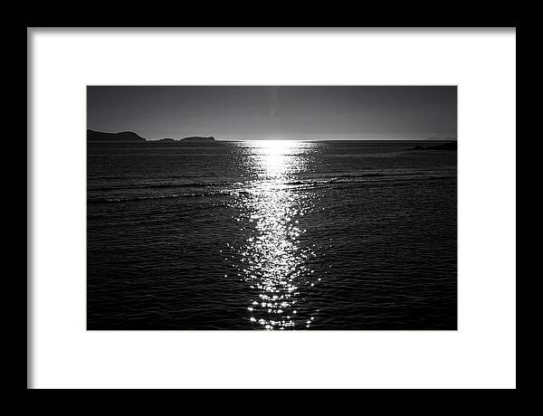 Sun Sparkle Path Across Water