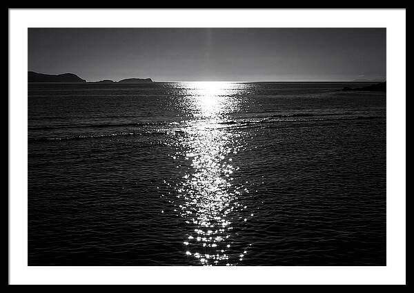 Sun Sparkle Path Across Water