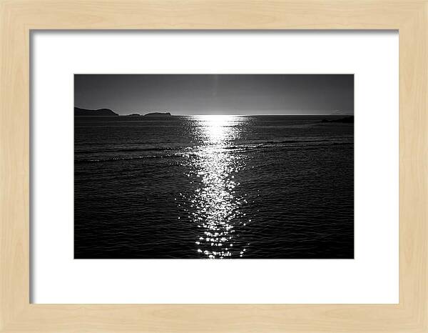 Sun Sparkle Path Across Water