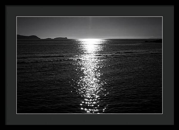 Sun Sparkle Path Across Water