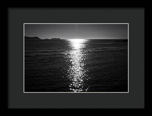 Sun Sparkle Path Across Water