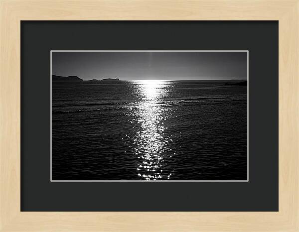 Sun Sparkle Path Across Water