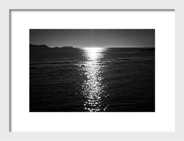 Sun Sparkle Path Across Water