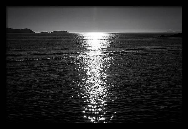 Sun Sparkle Path Across Water