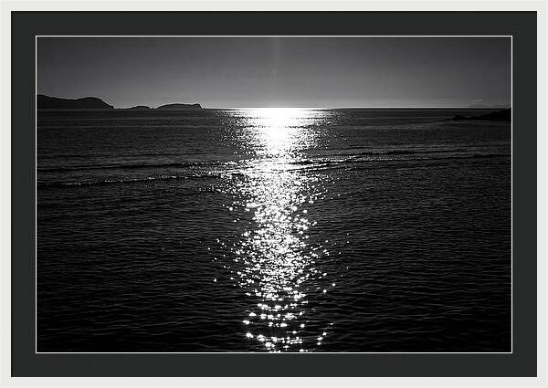 Sun Sparkle Path Across Water