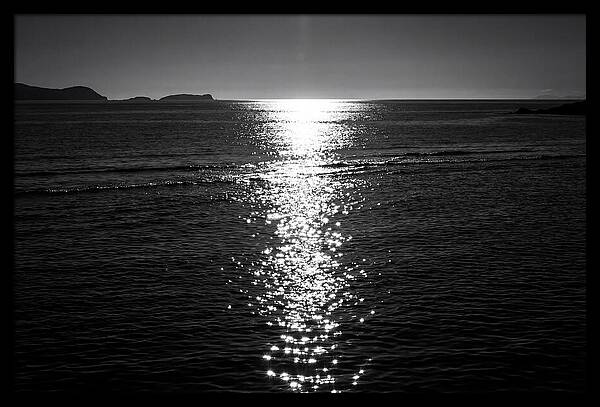 Sun Sparkle Path Across Water