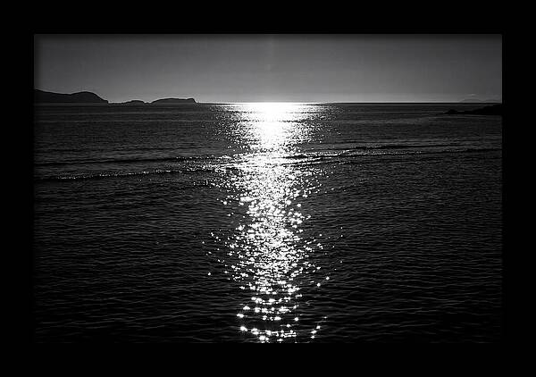 Sun Sparkle Path Across Water