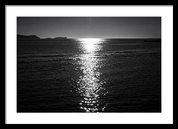 Sun Sparkle Path Across Water