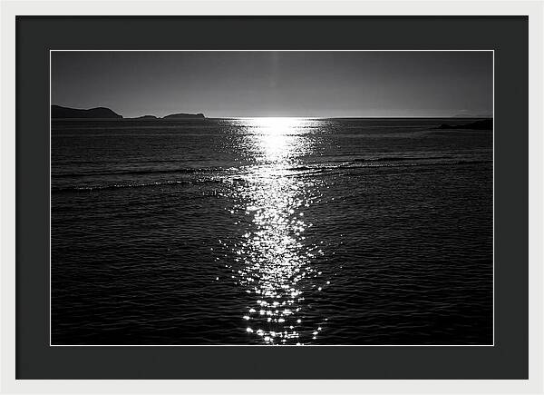 Sun Sparkle Path Across Water