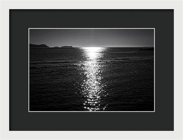 Sun Sparkle Path Across Water