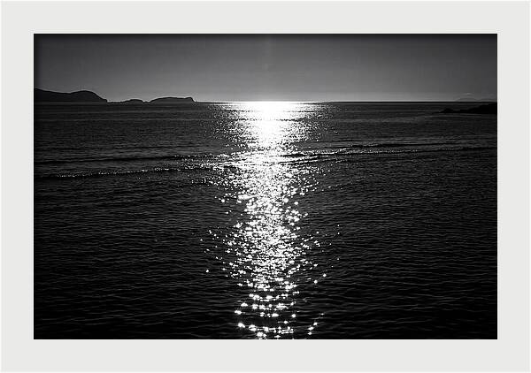 Sun Sparkle Path Across Water