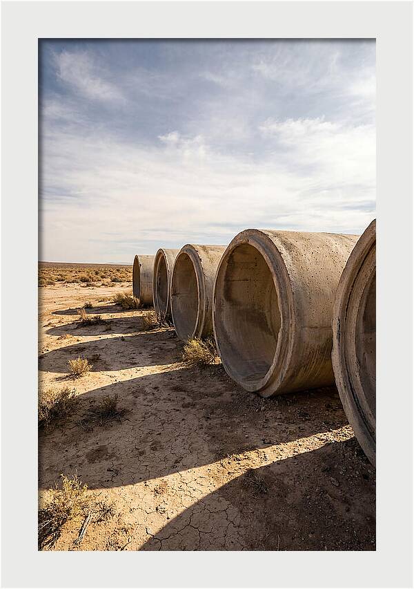 Sun Tunnels In Utah Desert