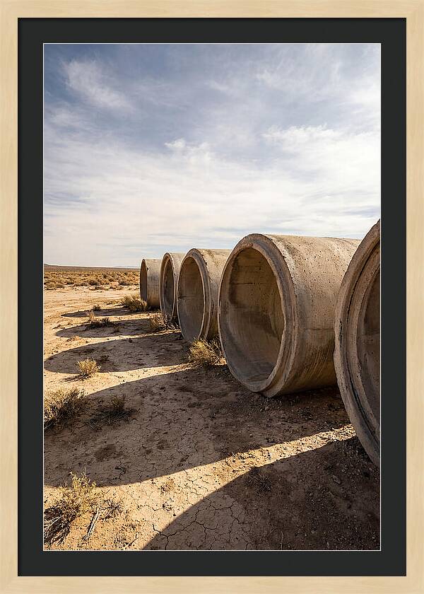Sun Tunnels In Utah Desert