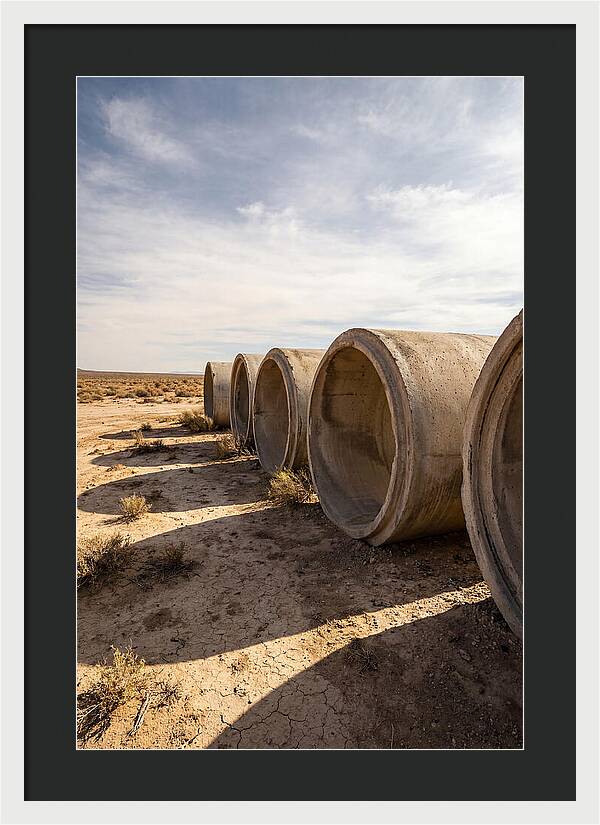 Sun Tunnels In Utah Desert