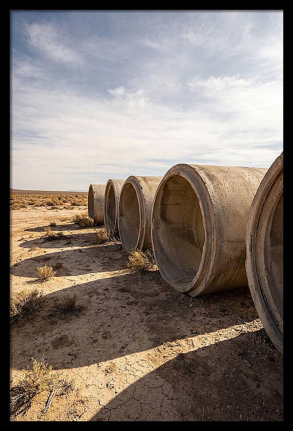 Sun Tunnels In Utah Desert