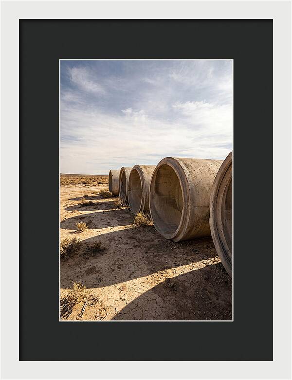 Sun Tunnels In Utah Desert