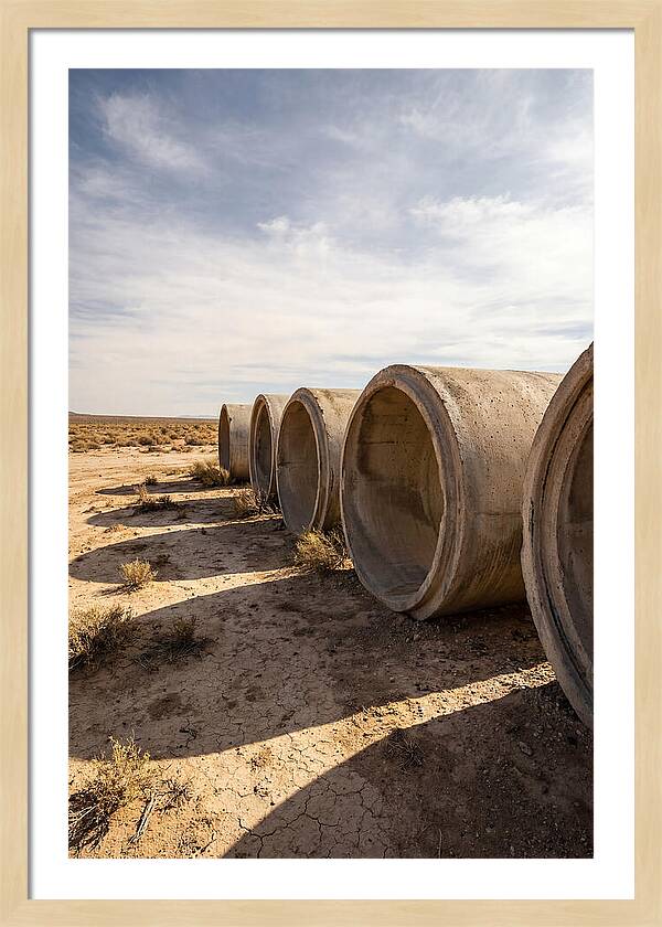 Sun Tunnels In Utah Desert