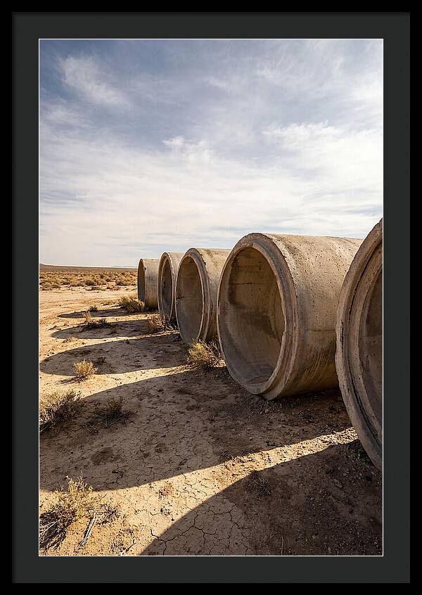 Sun Tunnels In Utah Desert