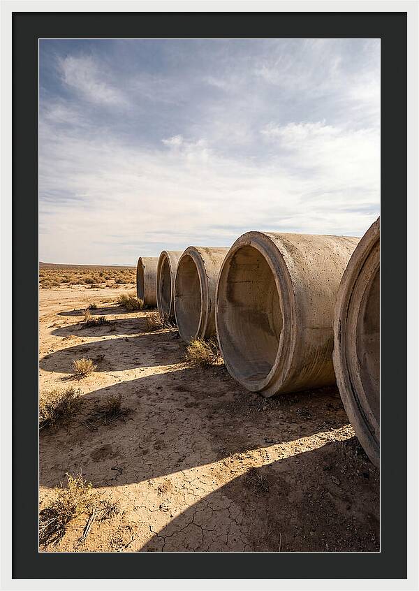 Sun Tunnels In Utah Desert